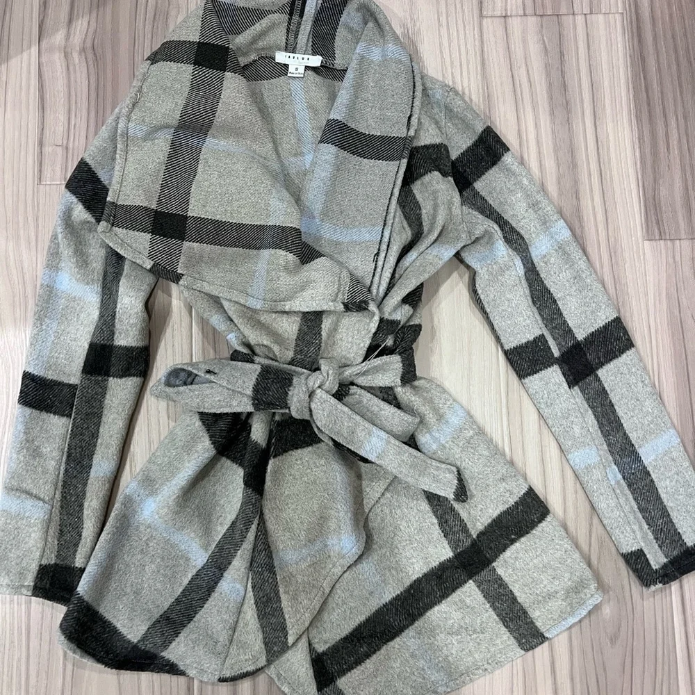Favlux Fashion Gray Blue Wrap